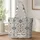 Indigo Floral Tile Motifs For Travel, Beach Days, Markets And Everyday Boho Style Quilted Tote Bag - 1