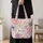 Watercolor Peony And Anemone Florals For Everyday Travel, Shopping And Garden Lovers Quilted Tote Bag - 4