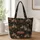 Woodland Rabbit And Peony Floral Gift For Garden Lovers, Travel And Daily Outings Quilted Tote Bag - 1