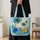 Tropical Palm Hibiscus Butterfly Coastal Style For Beach Travel And Everyday Carry Quilted Tote Bag - 4