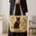 Vintage Egyptian Black Cat With Name Cartouche Gift For Cat Lovers And Travel Lovers Quilted Tote Bag - 4