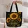 Golden Sunflower Bouquet For Daily Work, Shopping, Beach Days And Gift Giving For Women Quilted Tote Bag - 5