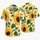 Sunflower And Honeybee Botanical Style For Tropical Vacation Beach Days And Garden Lovers Hawaiian Shirt - 5
