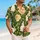 Vintage Bunny And Tropical Floral Garden For Resort Trips And Relaxed Daily Wear Hawaiian Shirt - 6