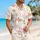 Cute Pink Bow Ghosts And Pumpkins For Halloween Beach Vacations And Fall Parties Hawaiian Shirt - 6