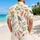 Hand-Painted Tropical Botanical Floral Motifs for Resort Vacation Wear and Travel Style Hawaiian Shirt - 2