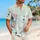 White Cranes And Cherry Blossoms For Coastal Vacation Resort And Beach Travel Style Hawaiian Shirt - 6
