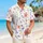 Coral And Lavender Wildflower Meadow Botanicals For Resort Vacations And Summer Travel Hawaiian Shirt - 6
