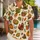Pumpkin Turkey Harvest Aloha Motifs For Thanksgiving Luau Parties And Fall Getaways Hawaiian Shirt - 1