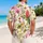 Tropical Orchid Ginger Flowers And Butterflies For Resort Vacation Travel Style Men Hawaiian Shirt - 2