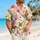 Tropical Orchid Ginger Flowers And Butterflies For Resort Vacation Travel Style Men Hawaiian Shirt - 6