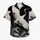 White Crane Ocean Waves And Lotus Flowers For Tropical Night Resort Getaways Men Hawaiian Shirt - 7