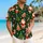 Santa Christmas Trees And Tropical Florals For Holiday Parties And Festive Vacations Hawaiian Shirt - 6