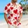 Red Heart And Plumeria Tropical Romance For Beach Dates And Valentine Island Getaways Hawaiian Shirt - 6