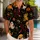 Halloween Costume Cats, Bats and Pumpkins for Spooky Beach Parties and Cat Lovers Hawaiian Shirt - 1
