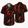 Red Chili Peppers On Charcoal Black For Resort Vacations, Pool Days And Summer Beachwear Hawaiian Shirt - 5