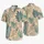 Teal Palm And Fern Leaves For Beach Vacation Resort Wear And Summer Travel Looks Hawaiian Shirt - 5