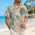 Teal Palm And Fern Leaves For Beach Vacation Resort Wear And Summer Travel Looks Hawaiian Shirt - 6