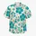 Teal Island Floral Botanical Aloha Style For Beach Vacations And Resort Travel Men Hawaiian Shirt - 7