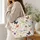 Wildflower Butterfly Meadow For Everyday Travel And Spring Gifts For Garden Lovers Quilted Tote Bag - 3