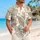 Tropical Botanical Leaves And Plumeria For Resort Travel Beach Getaways And Vacations Hawaiian Shirt - 6