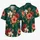 Coral Hibiscus And Jade Palm Botanical Motifs For Resort Travel And Beach Getaways Hawaiian Shirt - 5