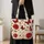 Crimson Red Roses And Butterflies For Everyday Carry, Garden Lovers And Gift Giving Quilted Tote Bag - 4