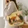 Southwestern Teepee Mountain Camp Scene for Weekend Travel and Outdoor Adventures Quilted Tote Bag - 3