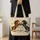 Rearing Mustang Western Horse Scene For Rodeo Travel Ranch Life And Western Gift Giving Quilted Tote Bag - 4