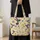Hummingbird Wildflower Watercolor For Weekend Travel, Shopping And Nature Lovers Quilted Tote Bag - 4
