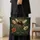 Vintage Bumblebee And Wildflower Forest Green Everyday Travel Gift For Garden Lovers Quilted Tote Bag - 4