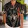 Gray Wolf Tropical Sunset Resort Wear for Beach Nights and Outdoor Adventure Travel Hawaiian Shirt - 1