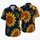Retro Tropical Sunflower Motifs for Summer Vacations, Beach Getaways and Resort Wear Hawaiian Shirt - 5