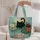 Black Kitten Water Lily Pond Gift For Cat Lovers, Beach Days, Travel And Daily Commutes Quilted Tote Bag - 5