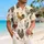 Vintage Rooster Motif for Beach Vacations, Resort Wear and Country Style Living Hawaiian Shirt - 6