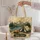 Alpine Lake Tent Campfire Scene For Weekend Camping Trips And Outdoor Adventure Lovers Quilted Tote Bag - 5