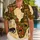 African Map Animal Mosaic Cultural Travel Resort Style For Men Vacation Wear Outfit Hawaiian Shirt - 1