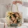 Teal Haired Floral Woman Portrait For Everyday Travel, Shopping And Thoughtful Gifts Quilted Tote Bag - 5