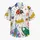 Colorful Cartoon Insect Parade for Tropical Parties, Beach Trips and Resort Wear Hawaiian Shirt - 7