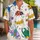 Colorful Cartoon Insect Parade for Tropical Parties, Beach Trips and Resort Wear Hawaiian Shirt - 1