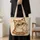 Fluffy Cream Tabby Cat With Round Glasses For Everyday Travel And Cat Lover Gifts Quilted Tote Bag - 4