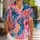 Pink Tropical Flowers And Teal Leaves For Beach Vacations, Resort Getaways, And Cruise Travel Hawaiian Shirt - 1