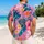 Pink Tropical Flowers And Teal Leaves For Beach Vacations, Resort Getaways, And Cruise Travel Hawaiian Shirt - 2