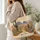 Southwestern Desert Cactus Wildflowers For Travel, Market Days And Everyday Carry Quilted Tote Bag - 3