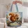 Red Squirrel Pinecone Woodland Name Gift for Autumn Nature Lovers and Cottagecore Fans Quilted Tote Bag - 5