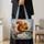Red Squirrel Pinecone Woodland Name Gift for Autumn Nature Lovers and Cottagecore Fans Quilted Tote Bag - 4