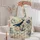 Vintage Nautical Whale Anchor Coastal Postcards For Beach Travel And Ocean Lovers Quilted Tote Bag - 5