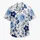 Blue Garden Rose And Indigo Floral Coastal Resort Vacation Wear For Fashionable Men Hawaiian Shirt - 7