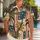 Retro Coconut Palm Stars And Stripes For Beach Vacations And Patriotic Summer Style Hawaiian Shirt - 1