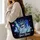 Statue Of Liberty Pop Art With Name For City Travel Style And Trendy Gift Giving Quilted Tote Bag - 3